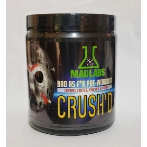 Mad Labs Pre-Workout Crush&#039;d DMAA MADLABS